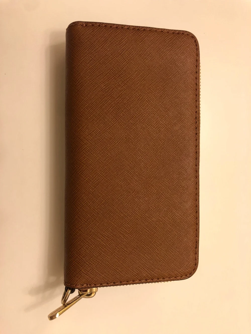 Michael Kors Brown Saffiano Leather Wallet